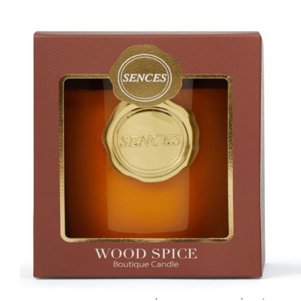 Sences Wood Spice Boxed Luxury Candle Extra Image 1